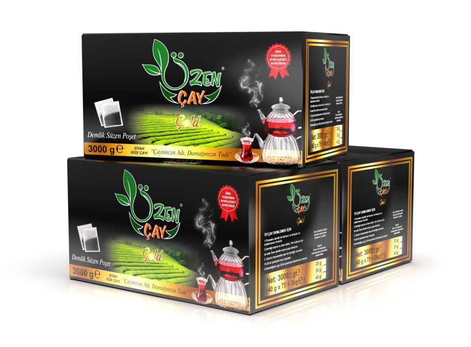 Özen Demlik Poşet Gold Rize Çayı 3000 g