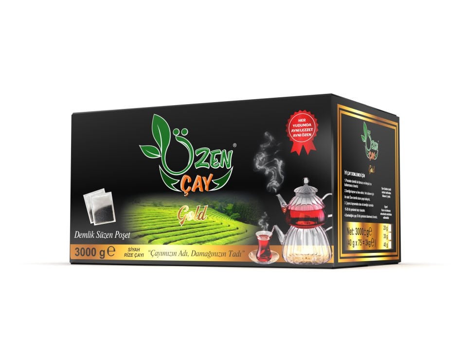 Özen Demlik Poşet Gold Rize Çayı 3000 g