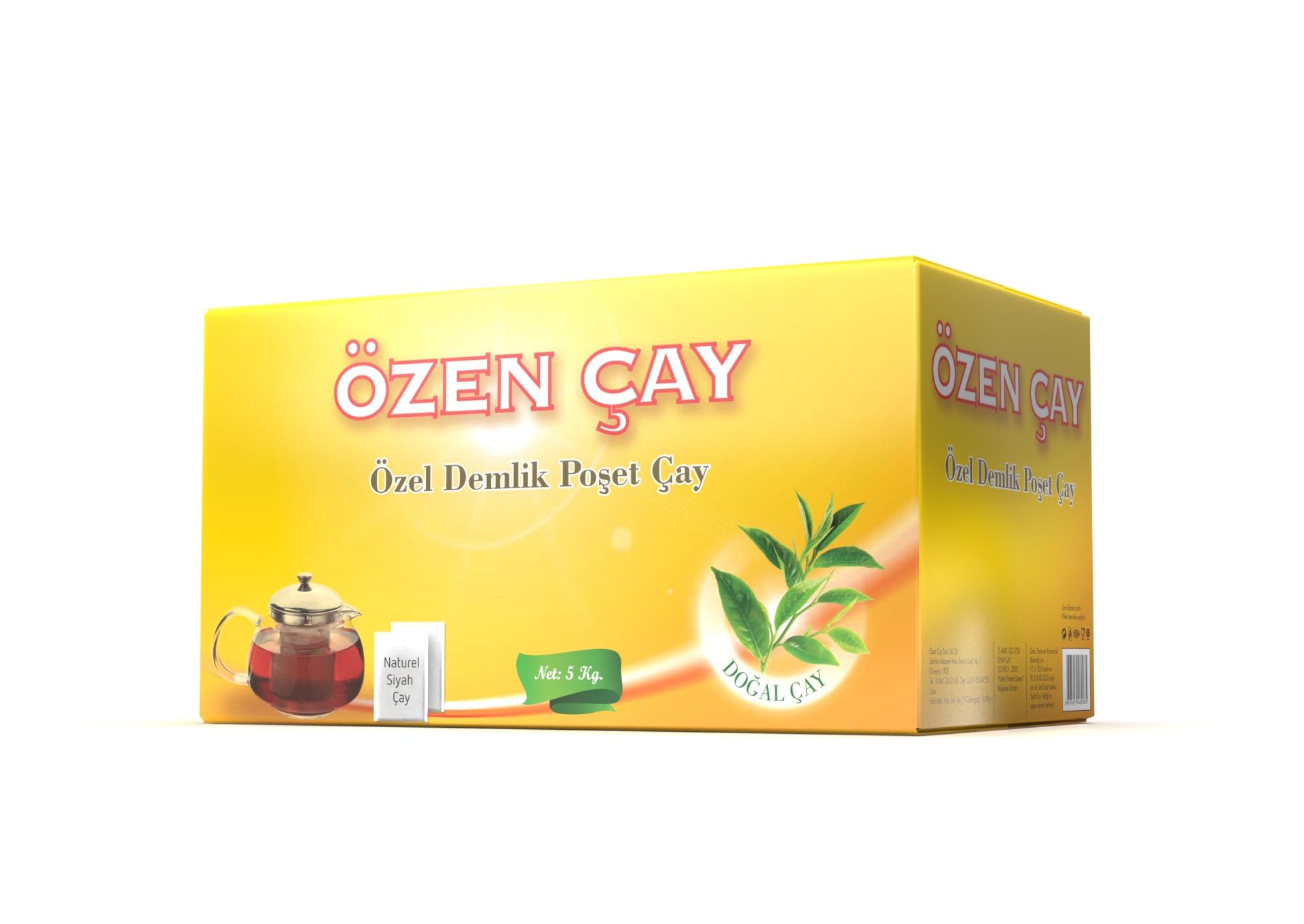 Özen Lüks Demlik Poşet Rize Çayı 5000 g
